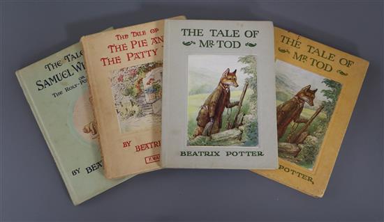 A quantity of Beatrix Potter and other childrens books